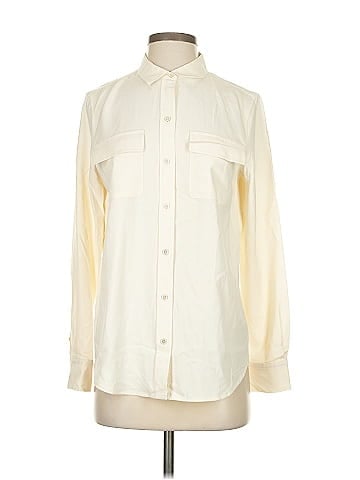 J. McLaughlin Long Sleeve Silk Top (view 1)