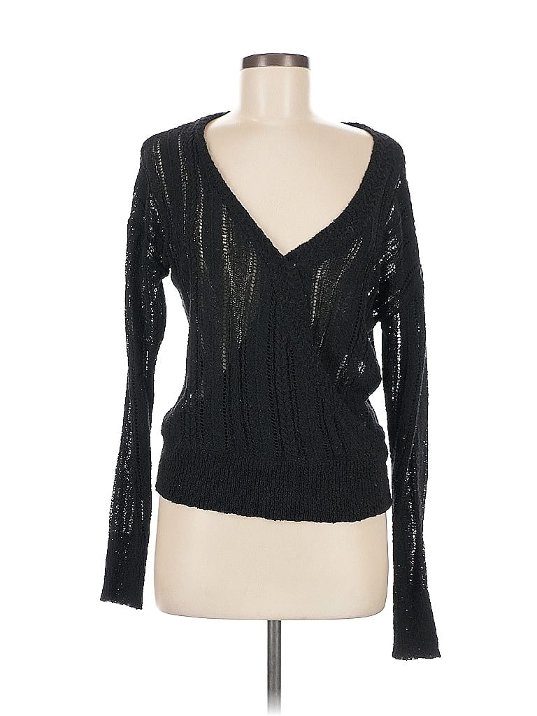 Pre-owned Astr Pullover Sweater In Black