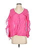 Zara Basic Pink 3/4 Sleeve Blouse Size S - photo 1