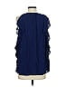 Miss Me Blue 3/4 Sleeve Blouse Size S - photo 2