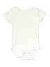 Gerber 100% Cotton Solid Ivory Short Sleeve Onesie Size 6-9 mo - photo 1