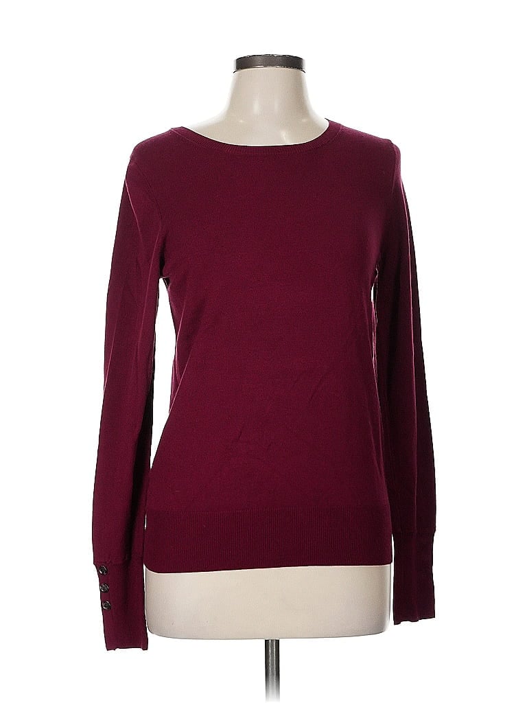 Ann Taylor Burgundy Pullover Sweater Size M - photo 1