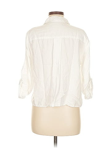 Velvet Heart 3/4 Sleeve Button-Down Shirt (view 2)