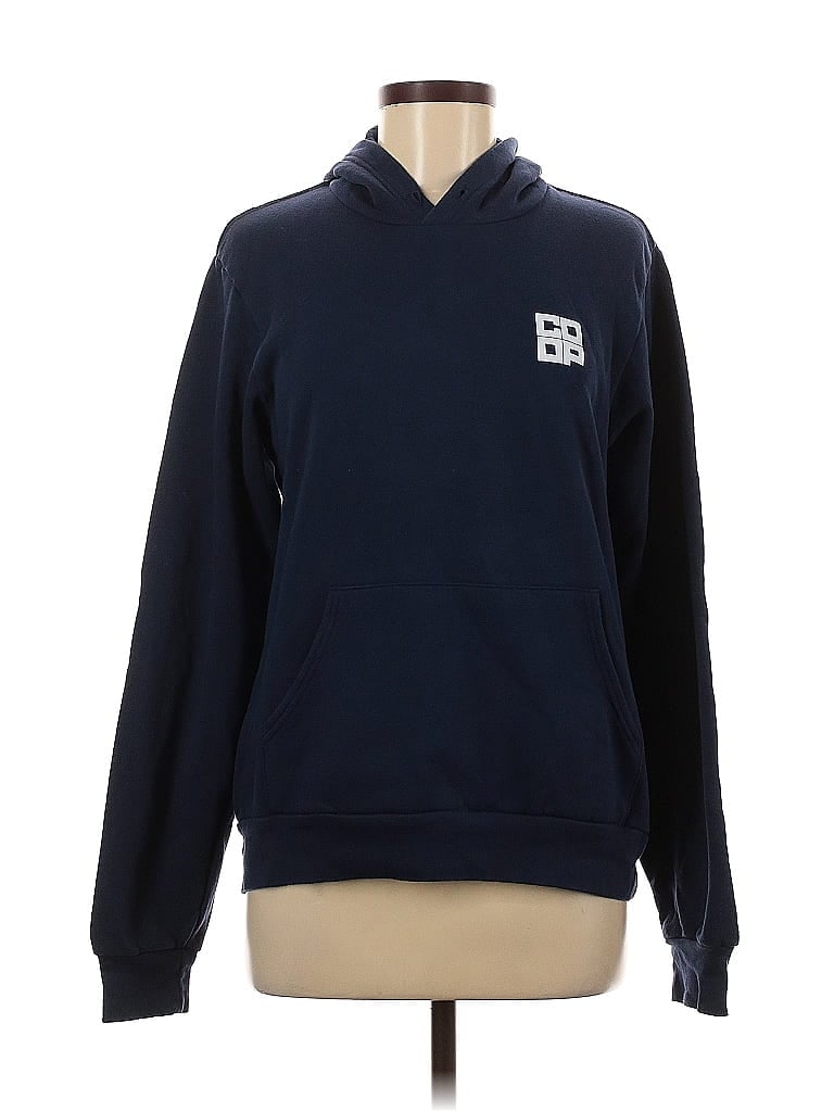 Pre-owned Assorted Brands Pullover Hoodie In Blue