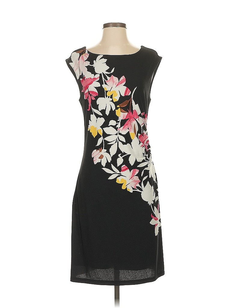 Ann Taylor Factory Graphic Black Cocktail Dress Size S - photo 1