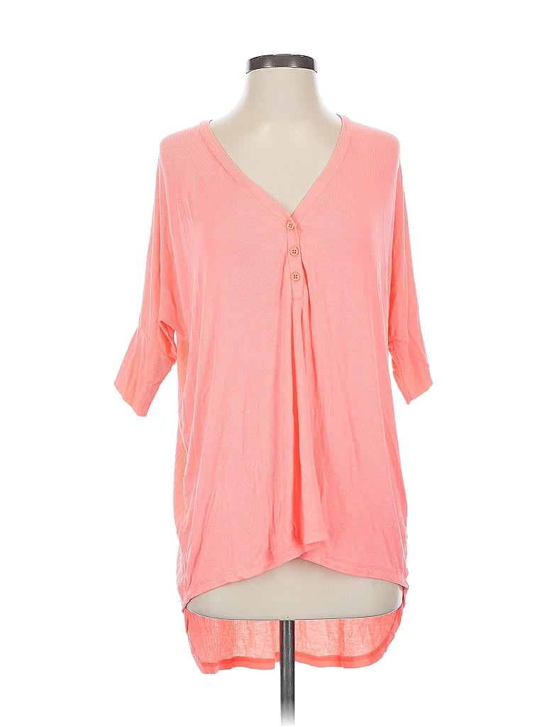 Pre-owned Michael Lauren Short Sleeve T-shirt In Pink
