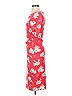 Boden Print Red Cocktail Dress Size 4 - photo 5