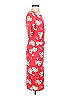 Boden Print Red Cocktail Dress Size 4 - photo 4