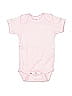 Laughing Bear Solid Pink Short Sleeve Onesie Size 0-3 mo - photo 1