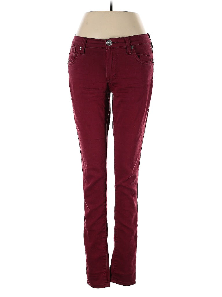 Pre-owned Venus Casual Pants In Burgundy
