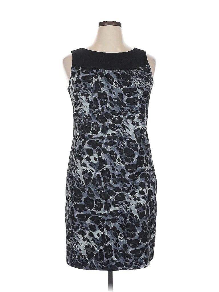 Pre-owned Ab Studio Cocktail Dress In Gray