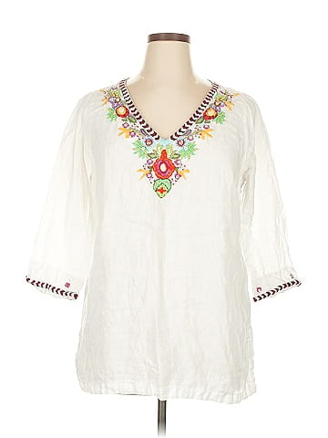 Soft Surroundings 3/4 Sleeve Blouse (view 1)