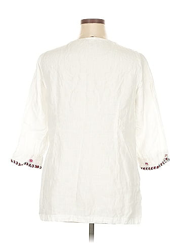 Soft Surroundings 3/4 Sleeve Blouse (view 2)