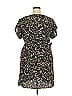 Mossimo 100% Polyester Print Black Casual Dress Size XXL - photo 2