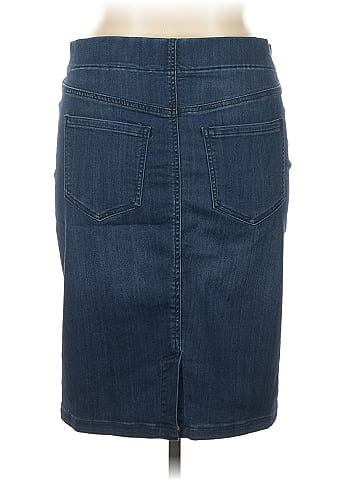 Liverpool Los Angeles Denim Skirt (view 2)