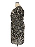 Mossimo 100% Polyester Print Black Casual Dress Size XXL - photo 5