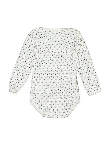 Petit Bateau Long Sleeve Onesie (view 2)