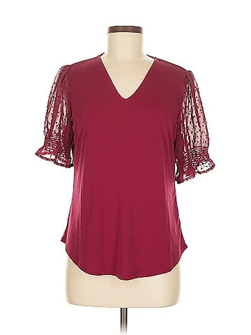 Adrianna Papell Short Sleeve Top (view 1)