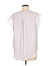 Chaus 100% Polyester Gray Short Sleeve Blouse Size M - photo 3