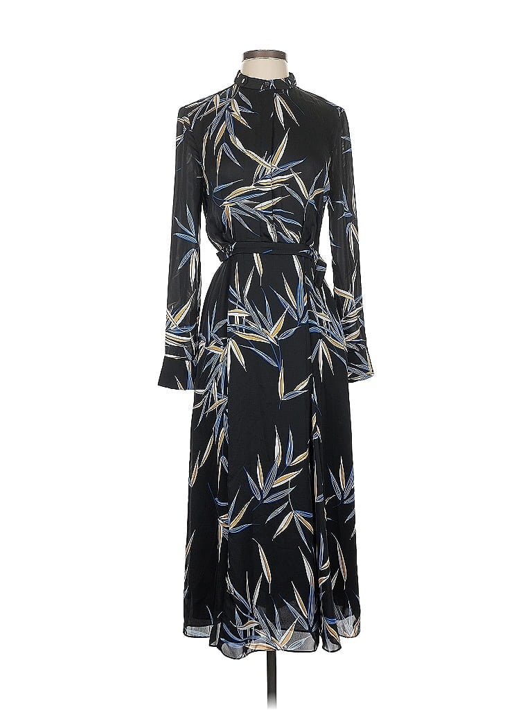 Pre-owned Equipment Casual Dress In Black