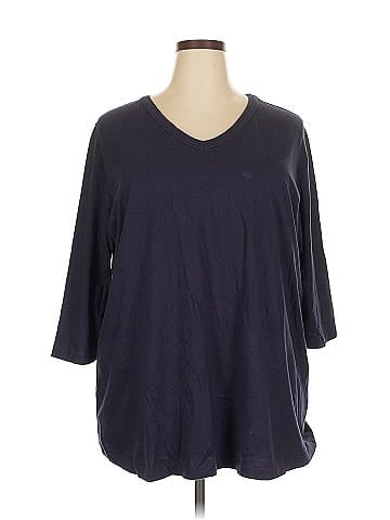 Woman Within 3/4 Sleeve T-Shirt (view 1)