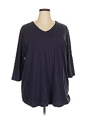 Woman Within 3/4 Sleeve T Shirt