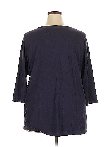 Woman Within 3/4 Sleeve T-Shirt (view 2)