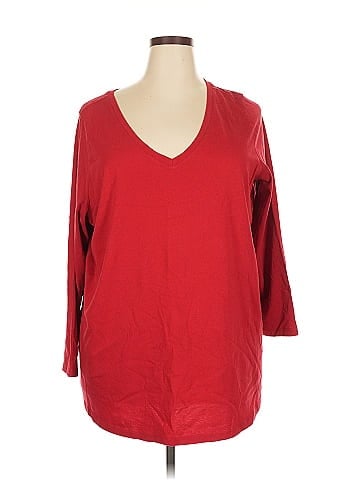 Woman Within 3/4 Sleeve T-Shirt (view 1)