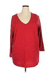 Woman Within 3/4 Sleeve T Shirt