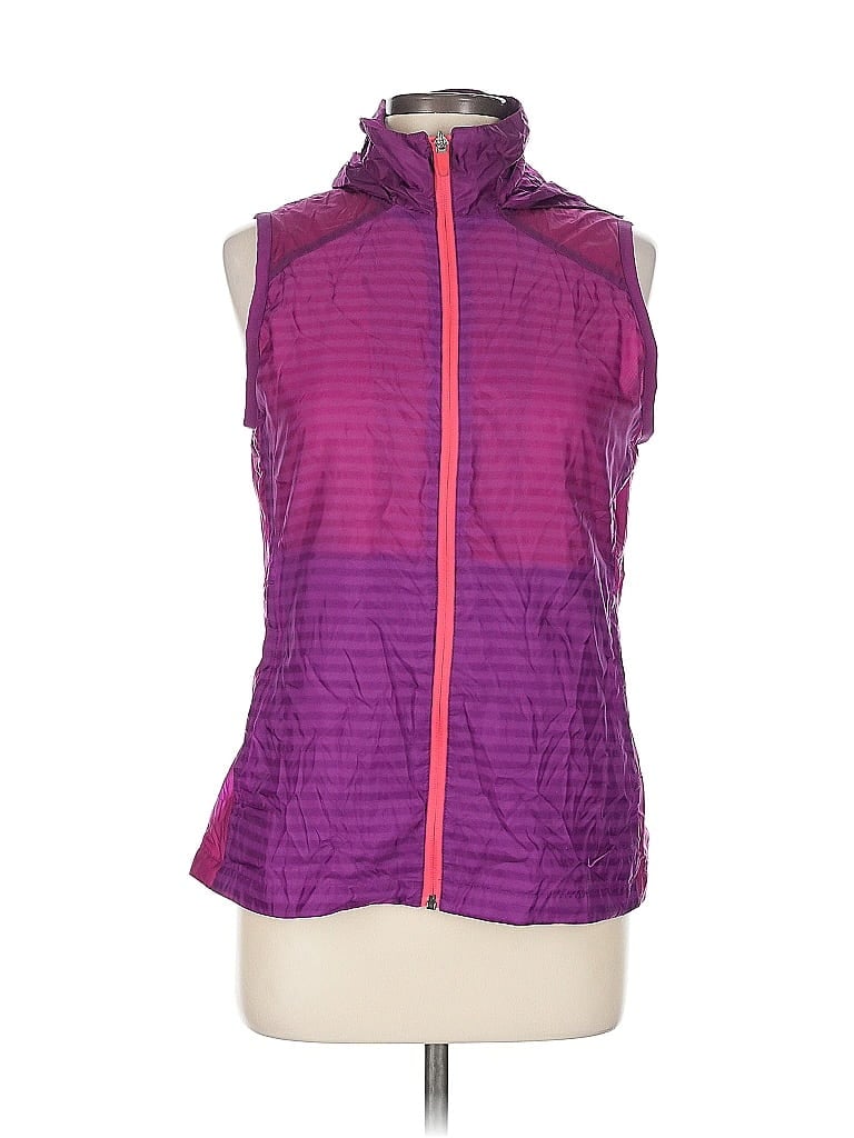 Nike Golf 100% Nylon Purple Vest Size L - photo 1