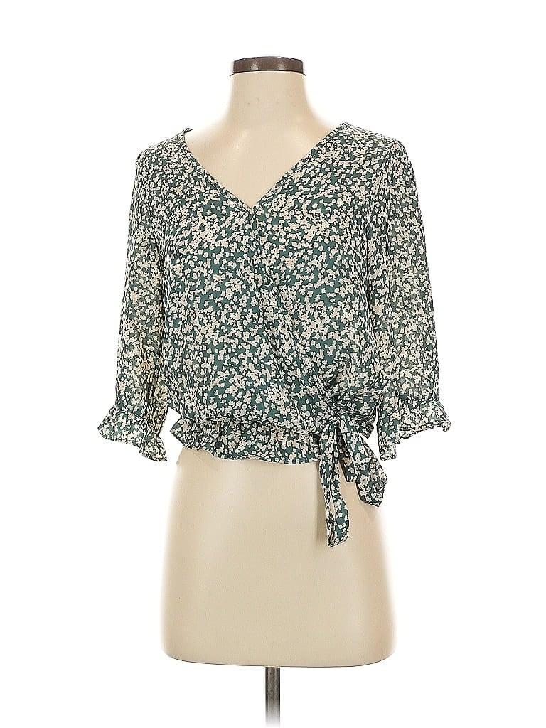 SIENNA SKY Pre-owned 3/4 Sleeve Blouse In Green