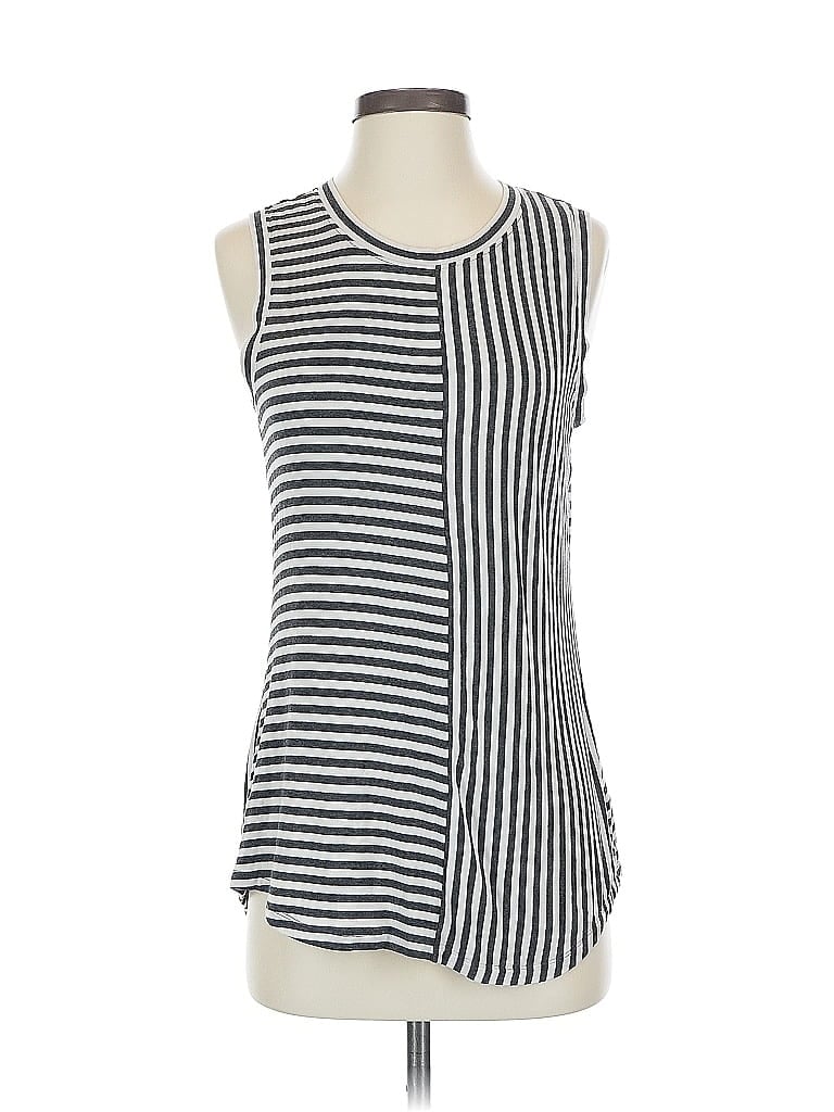 Pre-owned Cabi Sleeveless T-shirt In Silver