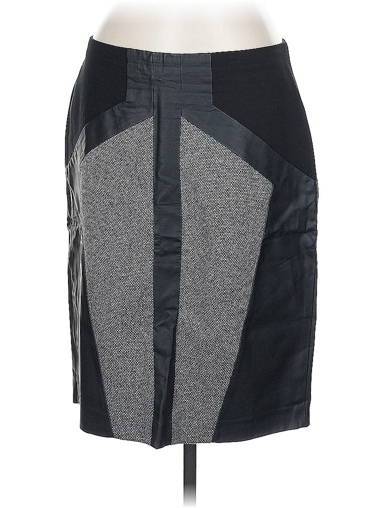 Pre-owned Ann Taylor Formal Skirt In Gray