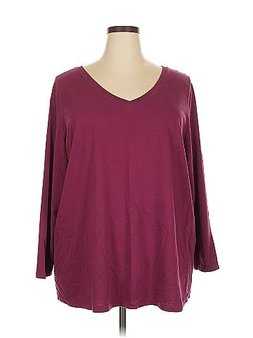 Woman Within 3/4 Sleeve T-Shirt (view 1)