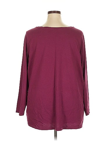 Woman Within 3/4 Sleeve T-Shirt (view 2)