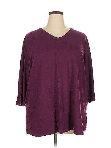 Woman Within 3/4 Sleeve T-Shirt (view 1)