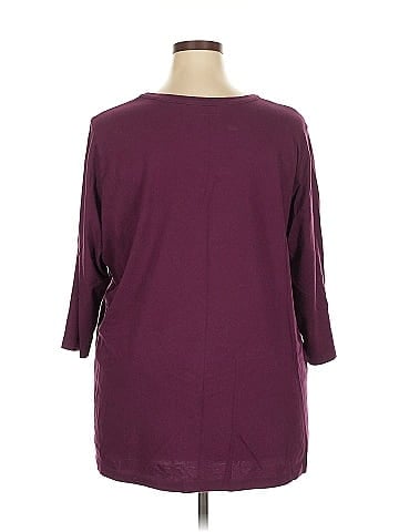 Woman Within 3/4 Sleeve T-Shirt (view 2)