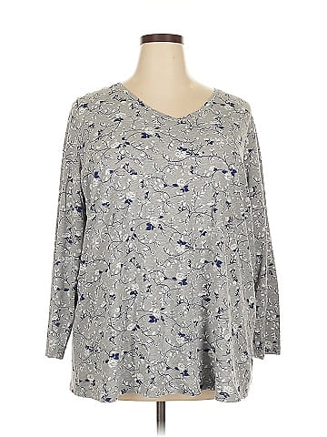 Woman Within 3/4 Sleeve T-Shirt (view 1)