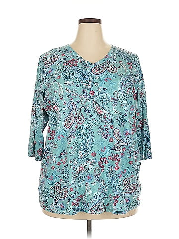 Woman Within 3/4 Sleeve T-Shirt (view 1)