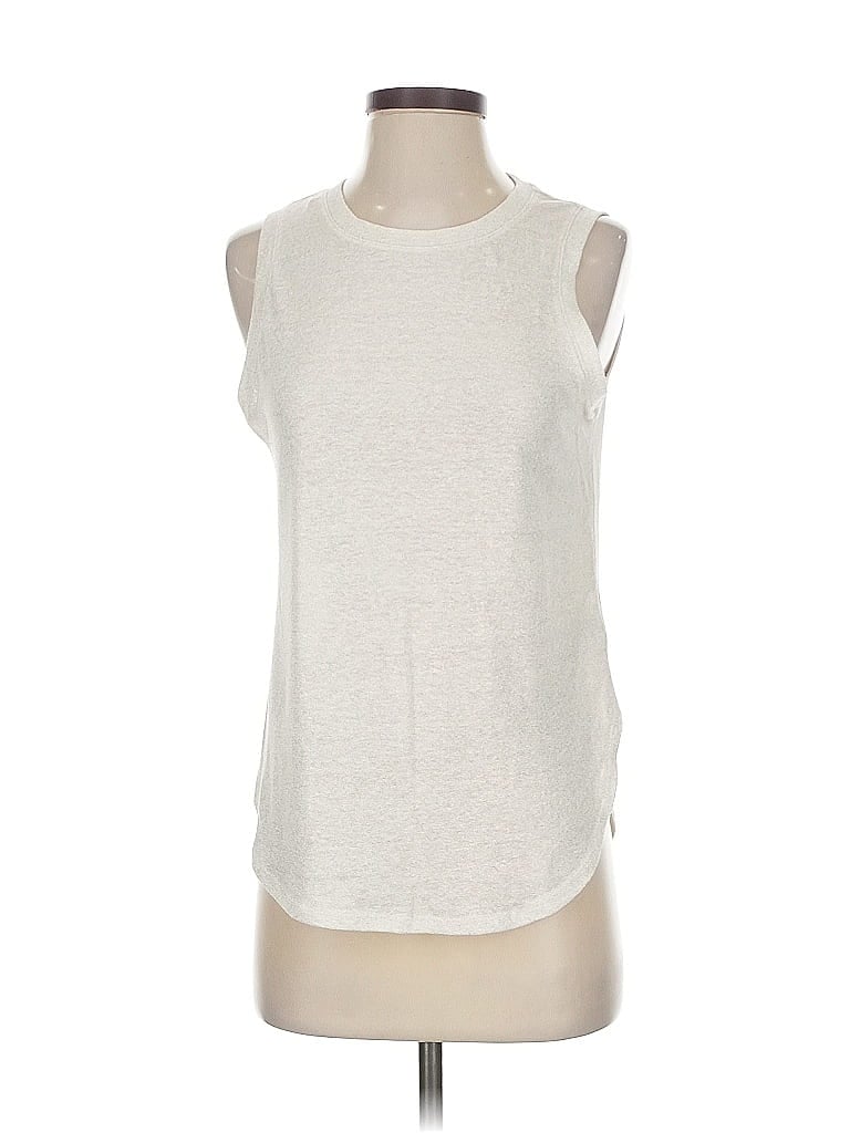 Pre-owned Banana Republic Sleeveless T-shirt In White