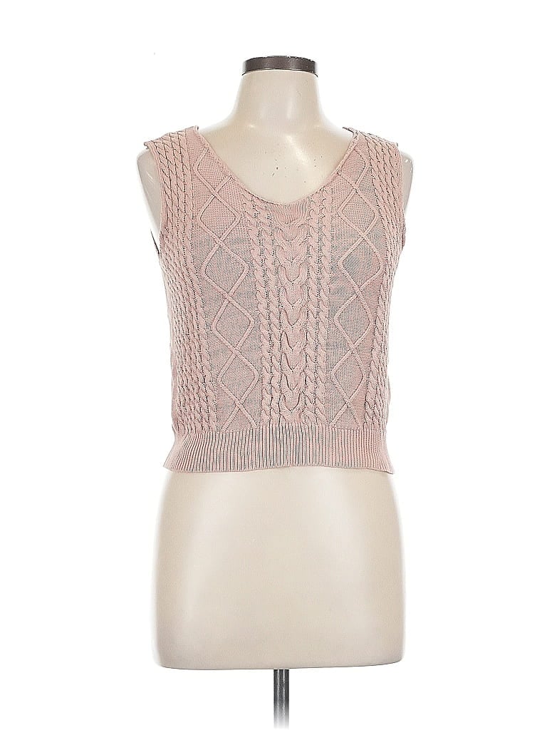 Pre-owned Unbranded Sweater Vest In Brown