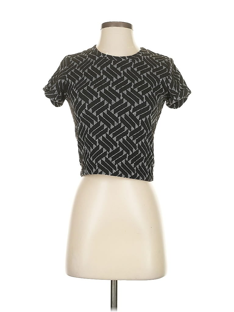 Pre-owned Unbranded Short Sleeve T-shirt In Gray