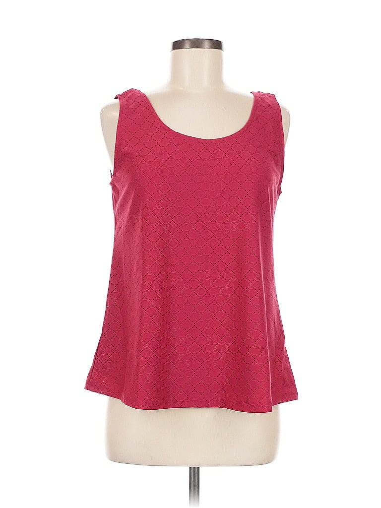 Pre-owned Kirundo Tank Top Red Square Neckline Tops