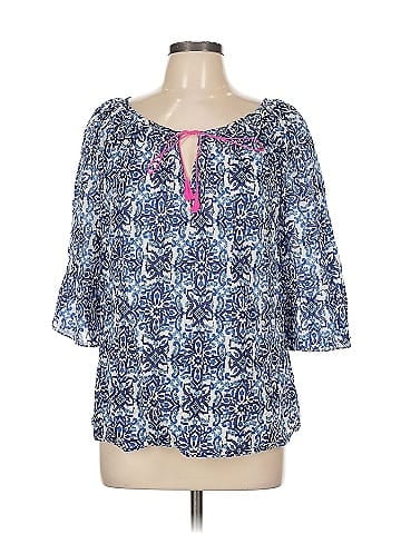 Milly 3/4 Sleeve Blouse (view 1)