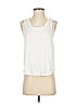 Koral White Sleeveless T-Shirt Size S - photo 1
