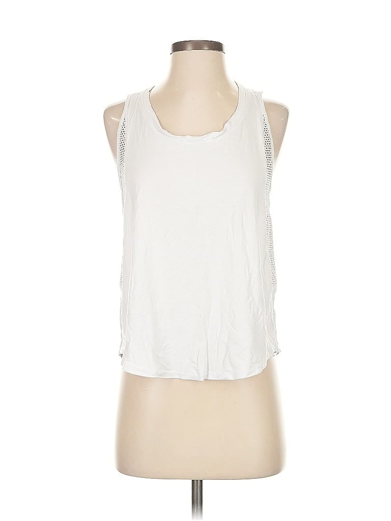 Koral White Sleeveless T-Shirt Size S - photo 1