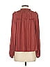 Evereve 100% Polyester Burgundy Long Sleeve Blouse Size XS - photo 3