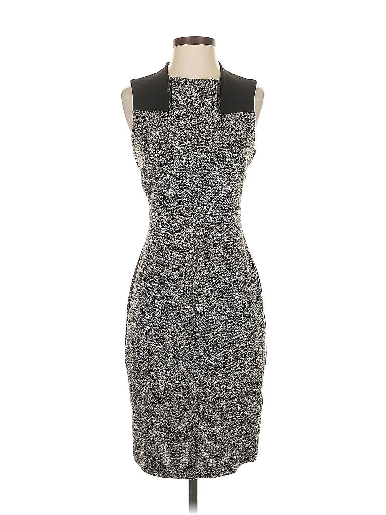 Pre-owned Donna Karan Cocktail Dress In Gray