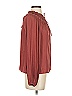Evereve 100% Polyester Burgundy Long Sleeve Blouse Size XS - photo 4
