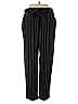 Lush 100% Polyester Stripes Black Casual Pants Size S - photo 1